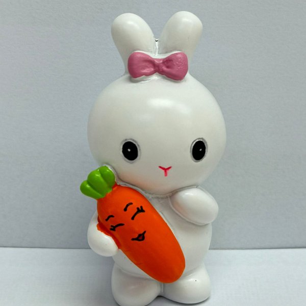 3D RABBIT WITH CARROT TOPPERS (NON-EDIBLE)