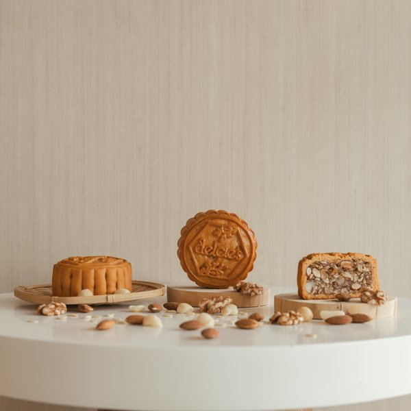 2pcs Mooncake Set- Premium Mixed Nuts (Low Sugar) 