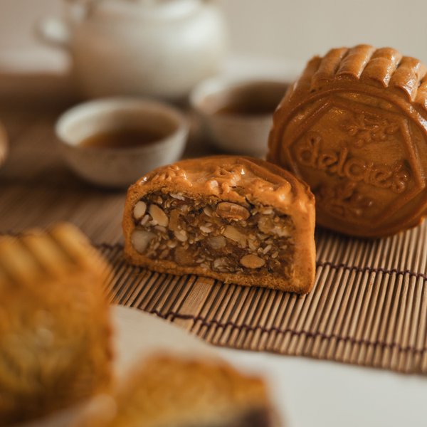 2pcs Mooncake Set- Premium Mixed Nuts (Low Sugar) 