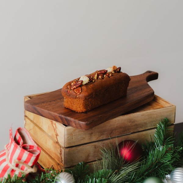 Orange Ginger Pecan Loaf (Eggless, Dairy-Free, Refined Sugar-Free) Orange Ginger Pecan Loaf (Eggless, Dairy-Free, Refined Sugar-Free)