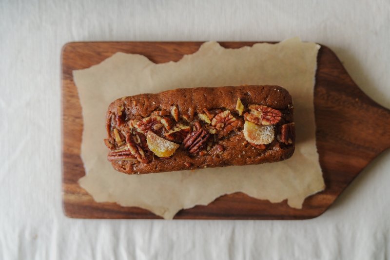 Orange Ginger Pecan Loaf 