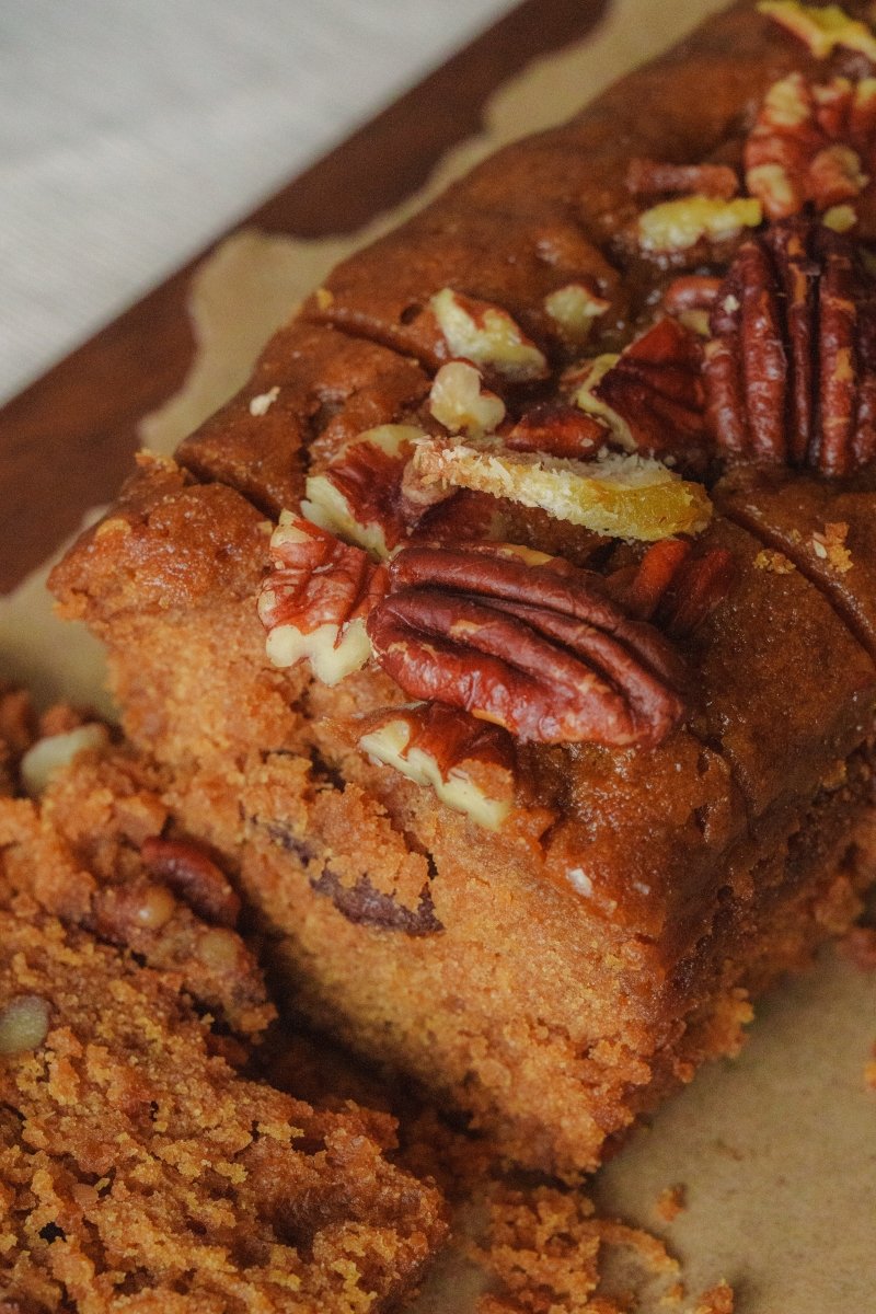 Orange Ginger Pecan Loaf 