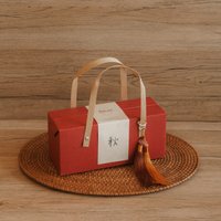 2pc Mooncake Set - Pandan Lotus with Salted Mung Bean Yolk