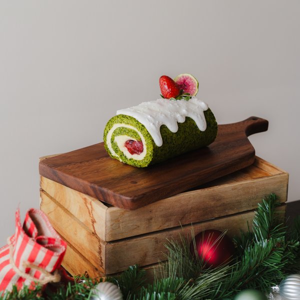 Berry Passion Forest Log Cake (Eggless, Dairy-Free, Nut-Free, Baby Friendly, Diabetic Friendly) Berry Passion Forest Log Cake (Eggless, Dairy-Free, Nut-Free, Baby Friendly, Diabetic Friendly)