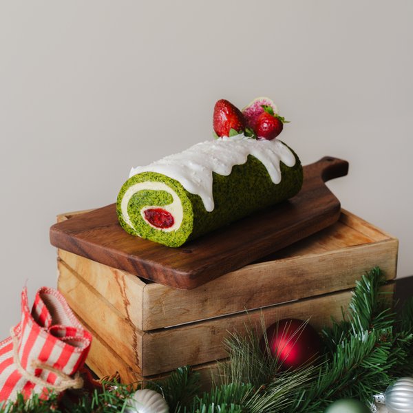 Berry Passion Forest Log Cake (Eggless, Dairy-Free, Nut-Free, Baby Friendly, Diabetic Friendly) Berry Passion Forest Log Cake (Eggless, Dairy-Free, Nut-Free, Baby Friendly, Diabetic Friendly)