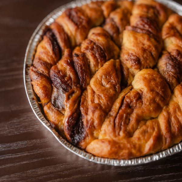 Italian Focaccia bread with Sweet Cinnamon (eggless, dairy-free, nut-free)