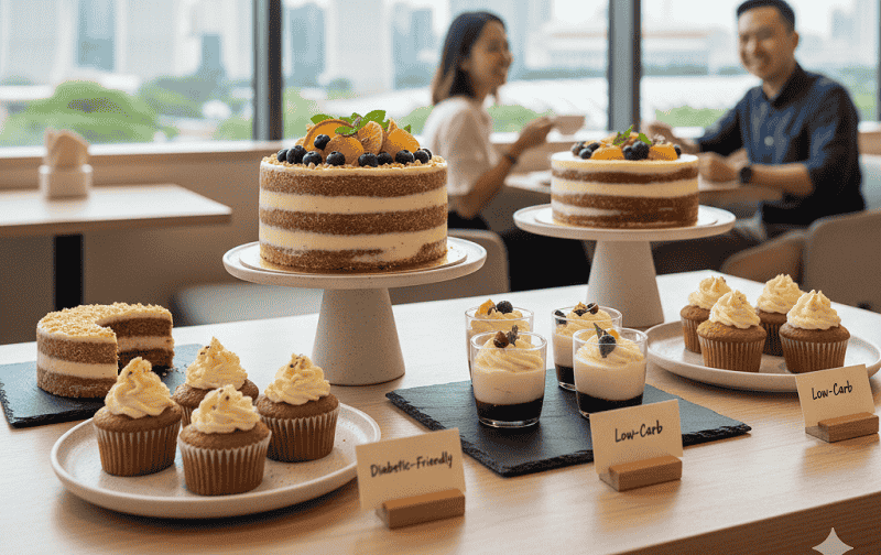 Supporting Health with Every Slice: Diabetic-Friendly and Low-Carb Cakes in Singapore