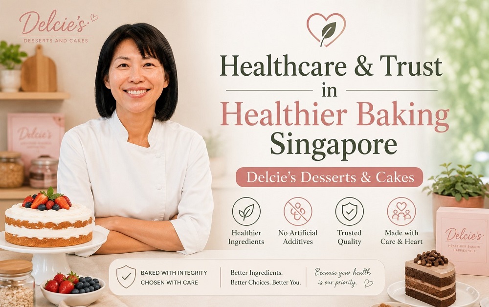 Healthcare & Trust in Healthier Baking Singapore | Delcie’s Desserts & Cakes