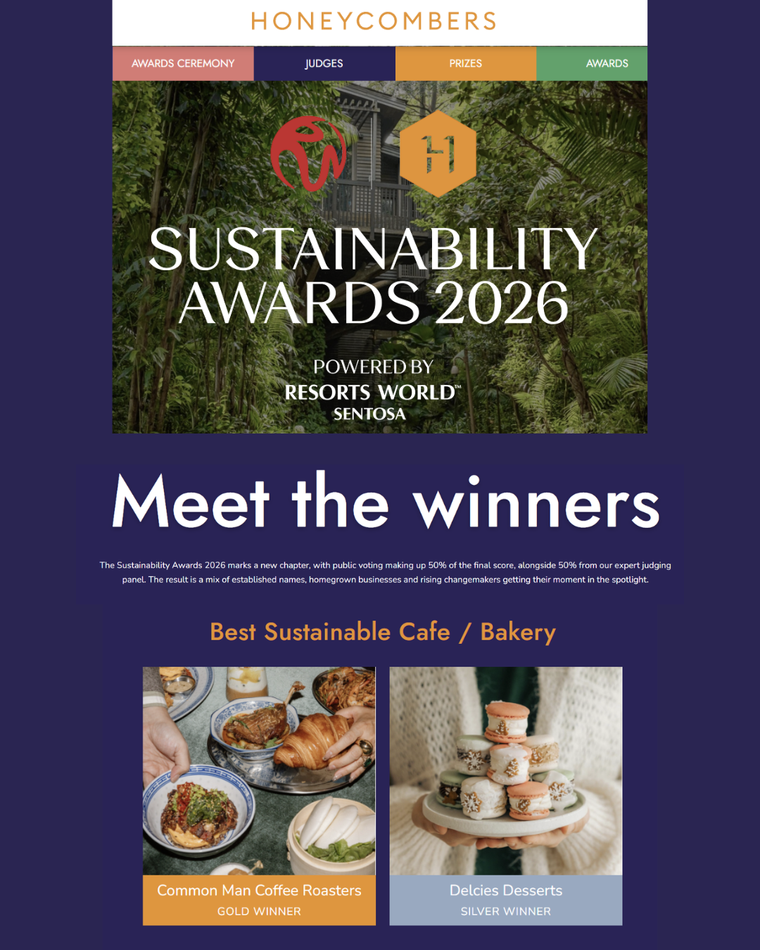 Delcies Desserts Wins Silver at Sustainability Awards 2026