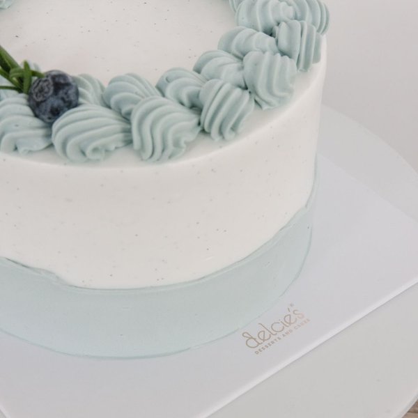 Blue Forest Cake (eggless, dairy-free, diabetic friendly, baby friendly, nut-free)
