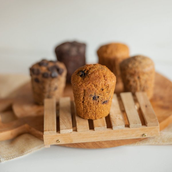 Wholemeal Blueberry Muffins (eggless, dairy-free, diabetic friendly, baby friendly, nut-free)