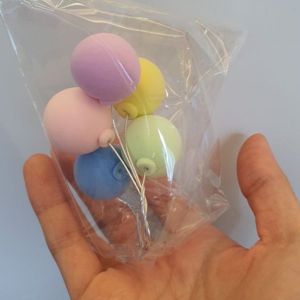 bendable wire pastel balloons (non-edible)
