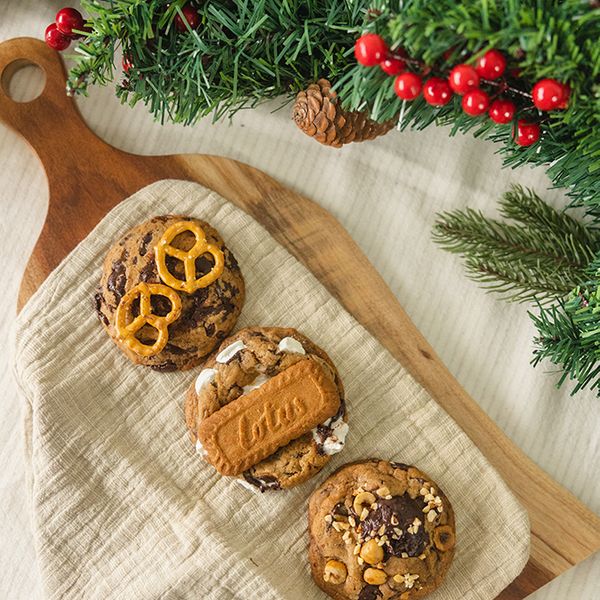 Giant Vegan Cookie Gift Set (eggless, dairy-free) - corporate or personal gift ideas